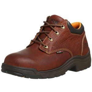 TIMBERLAND PRO MEN'S TITAN OXFORD SOFT TOE WORK SHOE, HAYSTACK BROWN, 8.5 WIDE